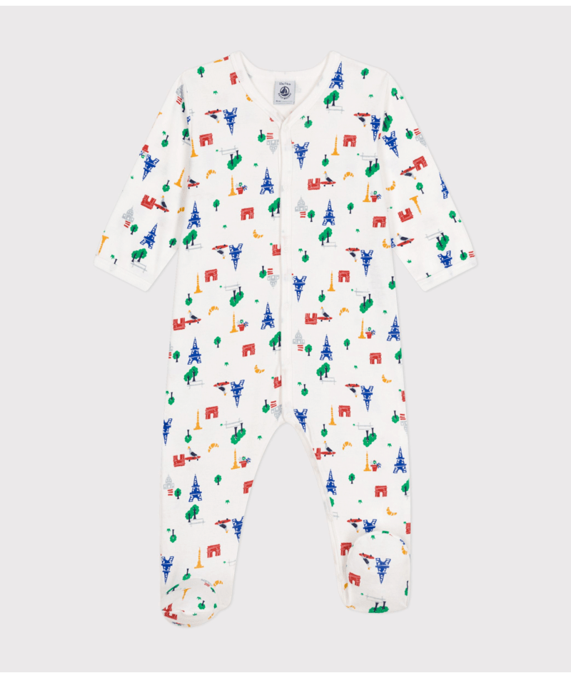 Pyjama imprimé Paris en coton bébé