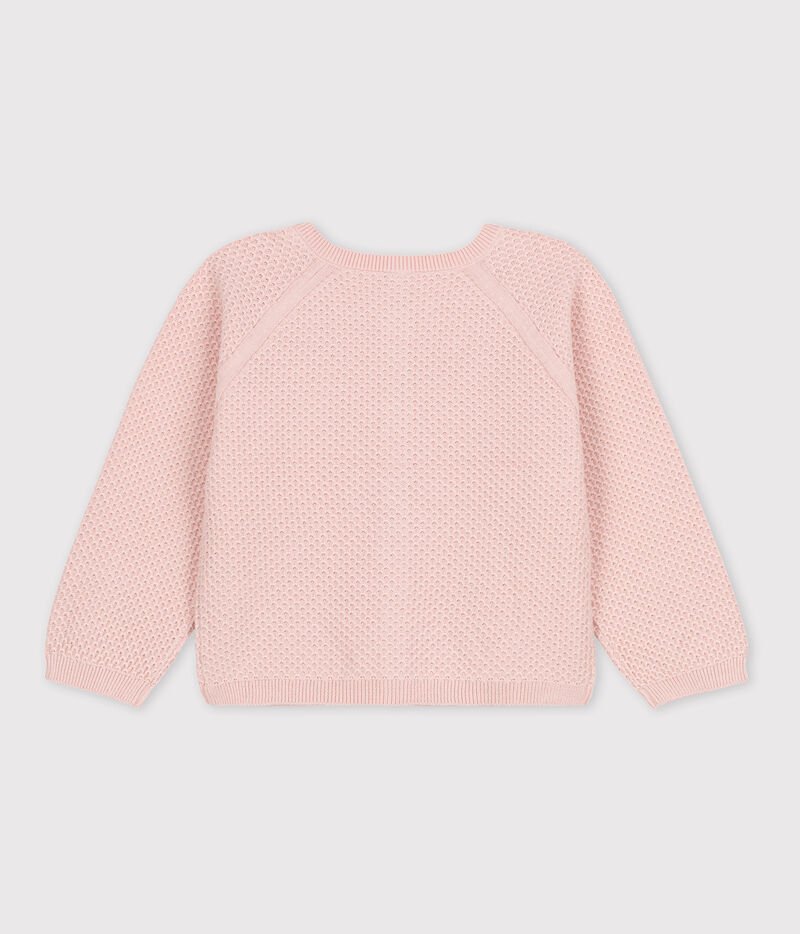 Cardigan enfant fille en tricot - Marine | Paris