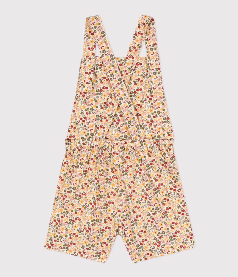 Combishort Été Fille 1-6 Ans - Jumpsuit Fleur Léger Sans Manche, Barboteuse Chic Et Confortable