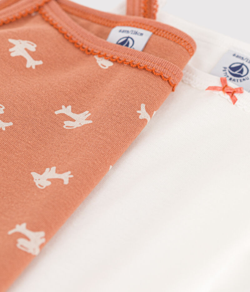 Petit Bateau - Lot De 3 Débardeurs Fille En Côte De Coton, Rayé, Uni Et à Motifs