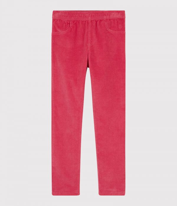 Pantalon velours enfant fille
