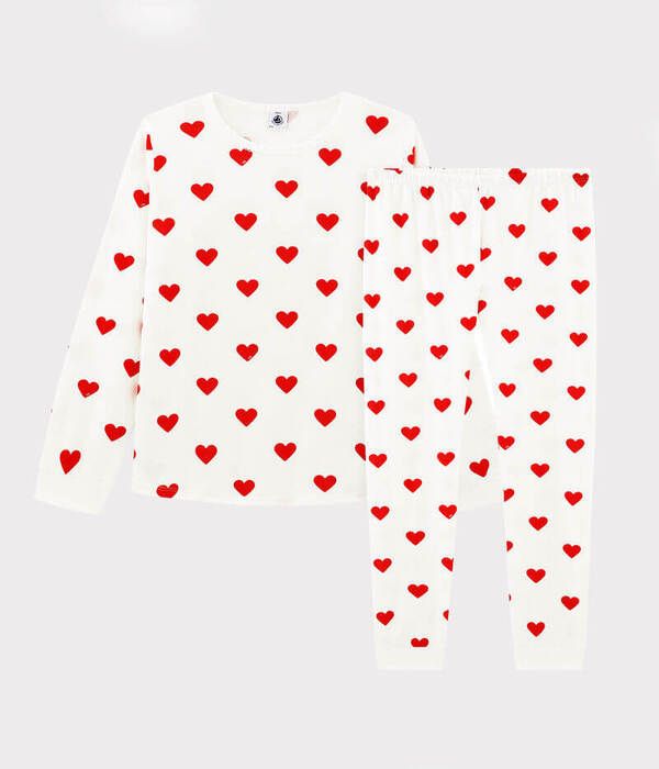 Pyjama fille 2-12 ans côtelé au meilleur prix en Tunisie