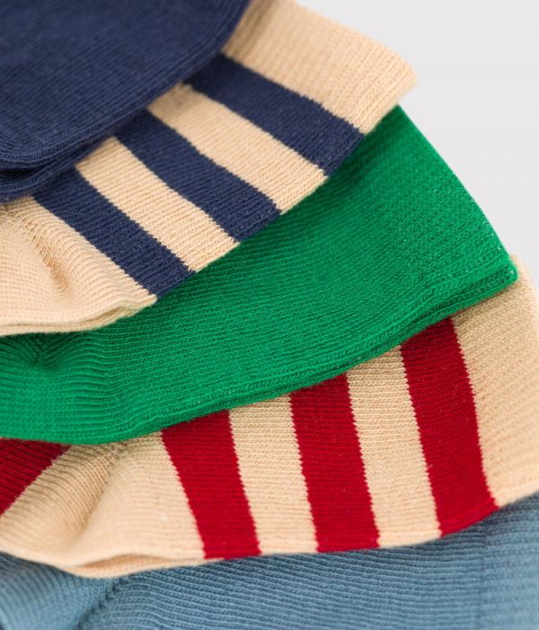 Chaussettes en coton pour bébé,ensemble de 5 paires chaudes et