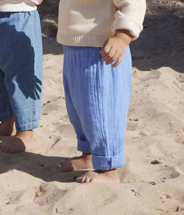 Pantalon gaze de coton bebe best sale