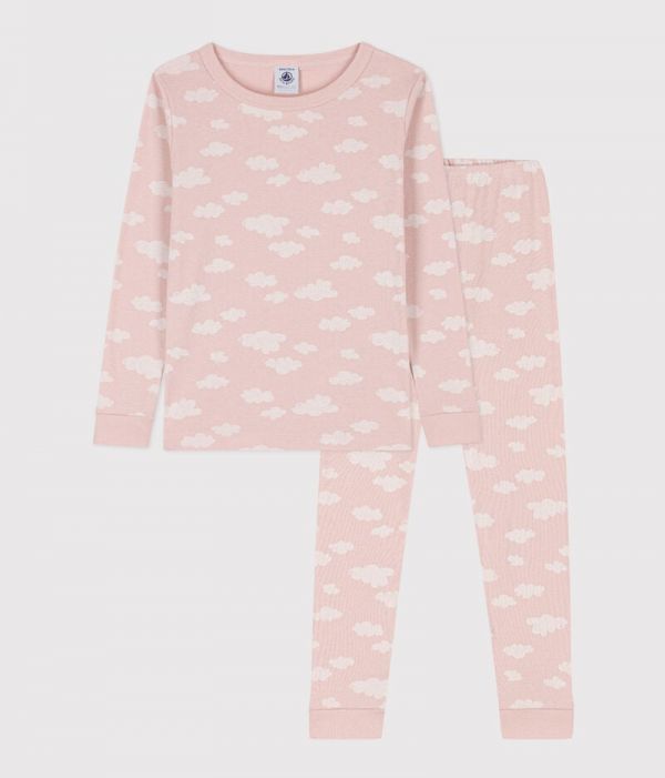 Pyjama ajusté petite fille en coton