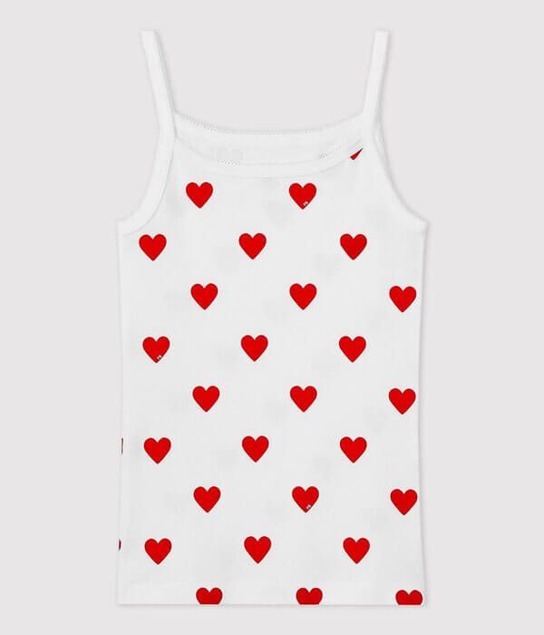 SOUS VÊTEMENTS FEMMES | CHEMISE À BRETELLES L'ICONIQUE EN COTON BIO FEMMES | Petit Bateau