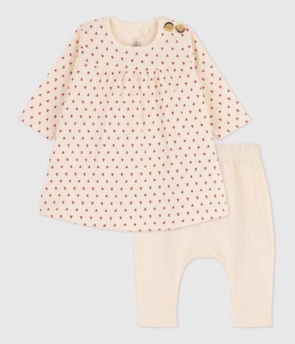 Promotions d'hiver Tunisie - Robe legging naissance - Petit Bateau
