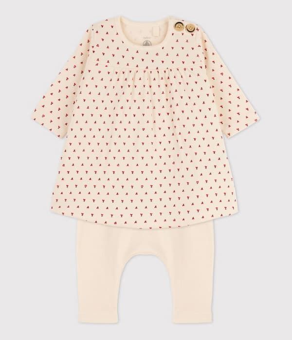 Petit Bateau Soldes d'hiver - Robe legging naissance 