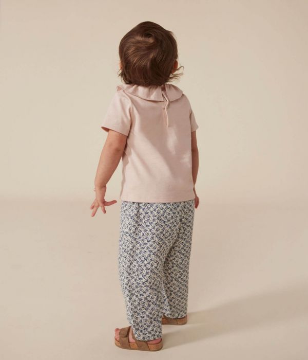 Blouse manches courtes en jersey bébé