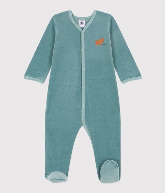 Pyjama bébé ours en velours