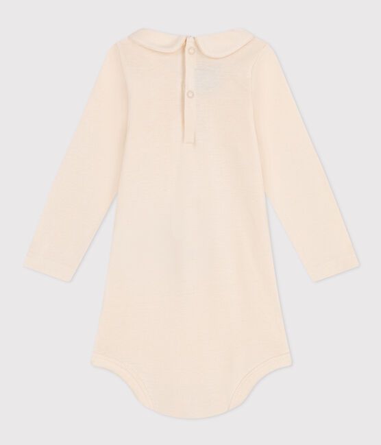 Body manches longues col claudine en coton bébé