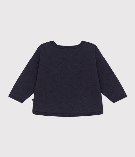 Sweatshirt en tubique matelassé bébé