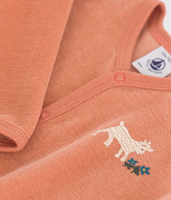 Pyjama bébé en velours