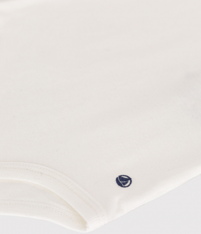 Body manches courtes bébé col polo en coton