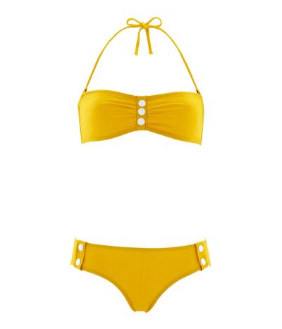 Maillot de bain deux pièces uni