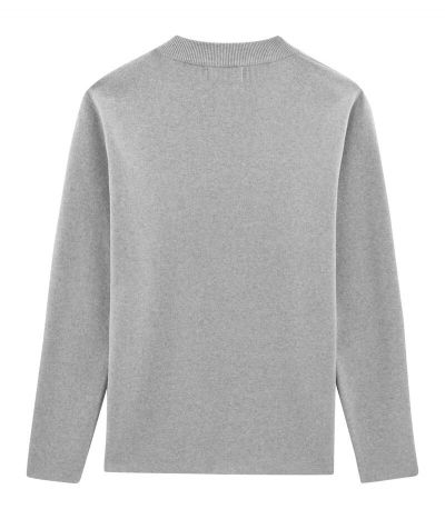 Pull marin uni iconique Homme