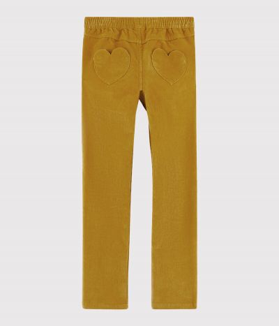 Pantalon velours enfant fille