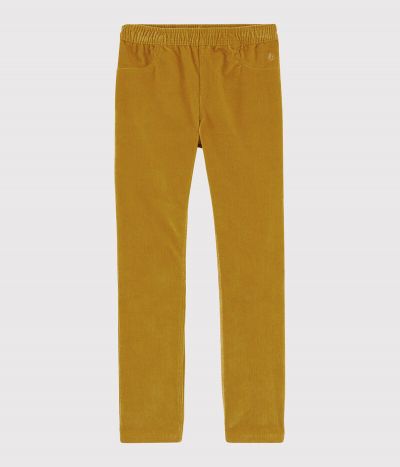 Pantalon velours enfant fille