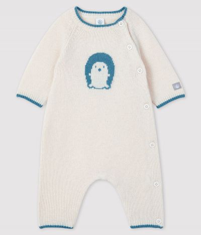 Combinaison longue bébé garçon en tricot
