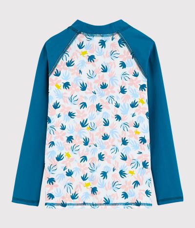 Tee-shirt anti-uv recyclé enfant fille
