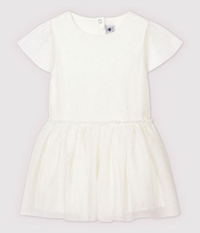 Robe cérémonie en tulle enfant fille