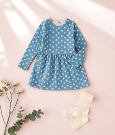 LOOK FILLE ROBE PETITES FLEURS