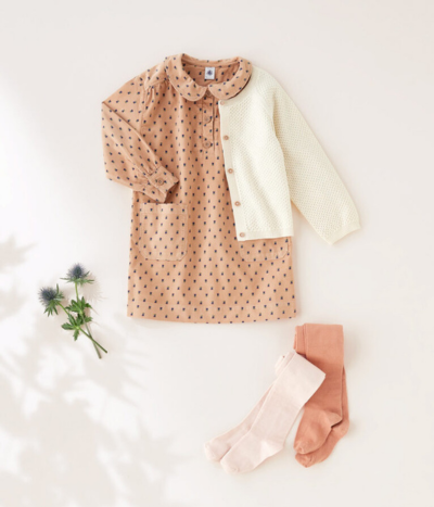 LOOK FILLE ROBE EN VELOURS