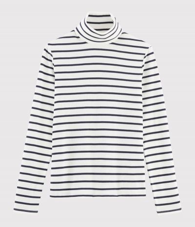Sous-pull iconique en coton rayé Femme