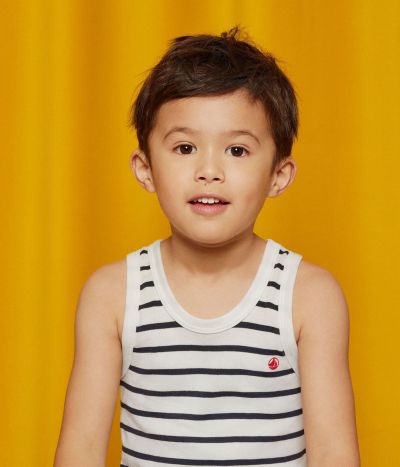 Lot de 2 débardeurs rayés petit garçon