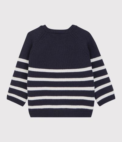 Pull en laine et coton bébé.