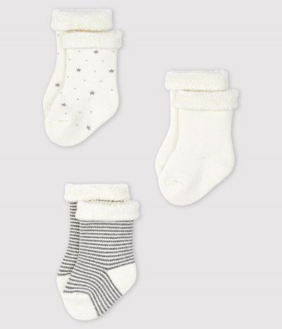 Lot de 3 paires de chaussettes bébé