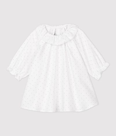 Robe à fleurs bébé fille twill en coton biologique