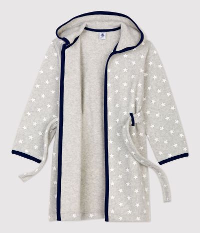 Robe de chambre étoiles petite fille/petit garçon en polaire