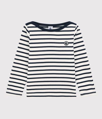 Marinière en coton bio enfant fille / garçon