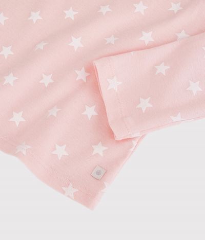 Pyjama imprimé étoiles petite fille en coton