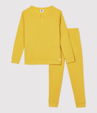 Pyjama uni petite fille/petit garçon en coton et lyocell
