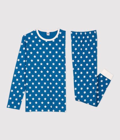 Pyjama imprimé étoiles garçon en coton biologique