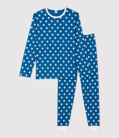 Pyjama imprimé étoiles garçon en coton biologique