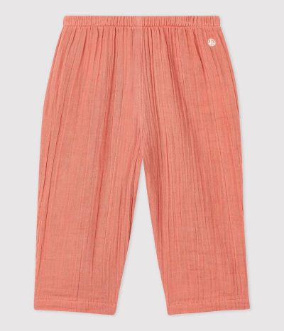 Pantalon en gaze de coton bio bébé