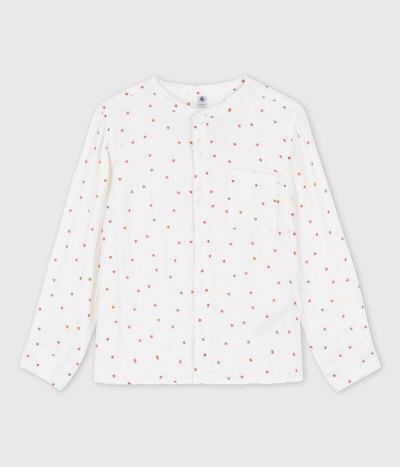 Chemise imprimée en gaze de coton enfant garçon