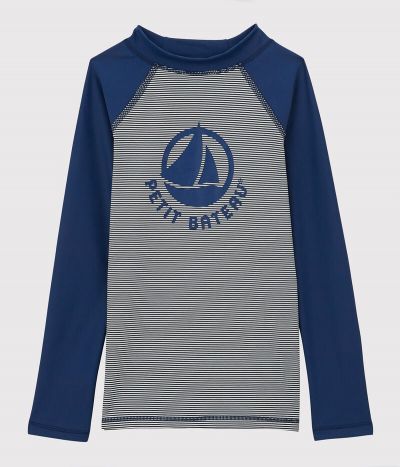 T-shirt anti-uv recyclé enfant fille / garçon