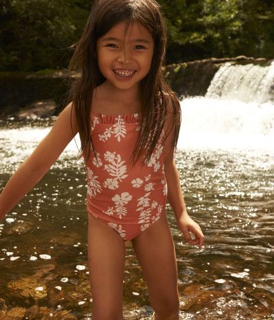 Maillot de bain 1 pièce imprimé enfant fille