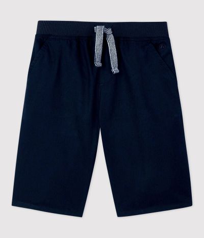 Bermuda en serge de coton enfant garçon