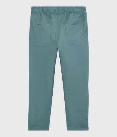 Pantalon regular en serge de coton enfant garçon
