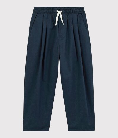 Pantalon confortable en serge de coton enfant garçon