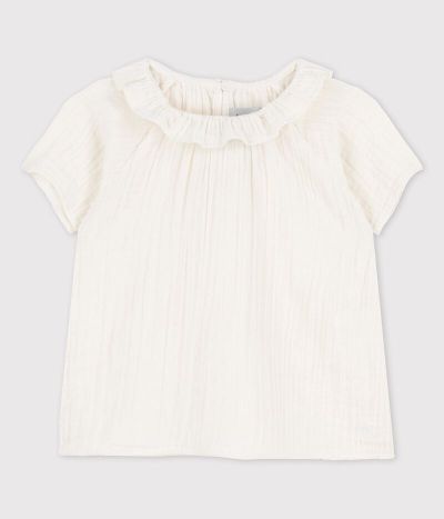 Blouse en gaze de coton bio bébé