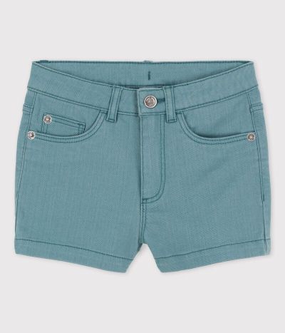 Short en denim enfant fille