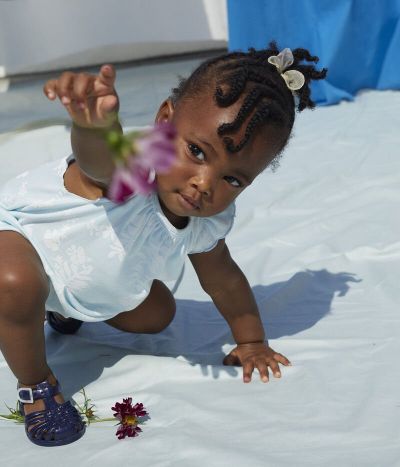 Combicourt bébé hawaï en coton