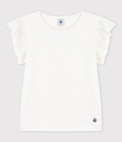 T-shirt manches courtes en coton enfant fille