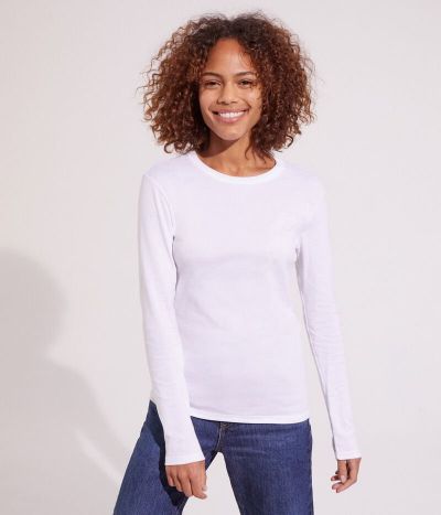 Tee-shirt L'ICONIQUE col rond en coton Femme